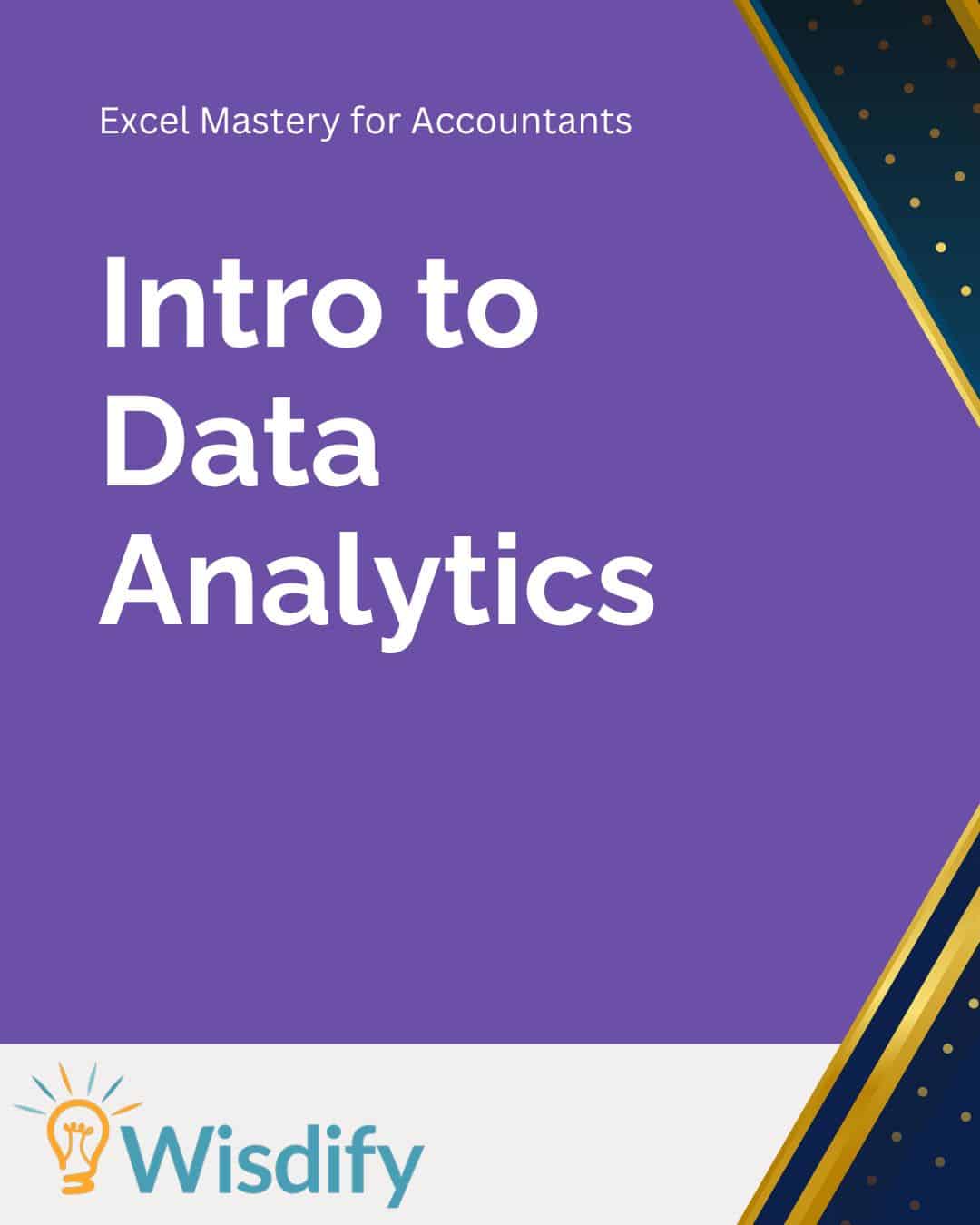 Intro to Data Analytics