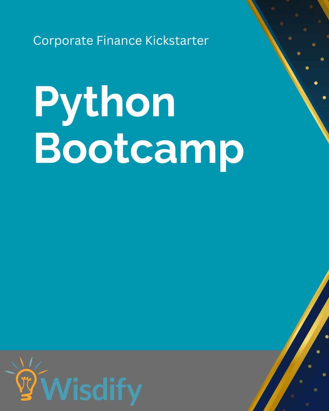 Python Bootcamp for Accounting and Finance