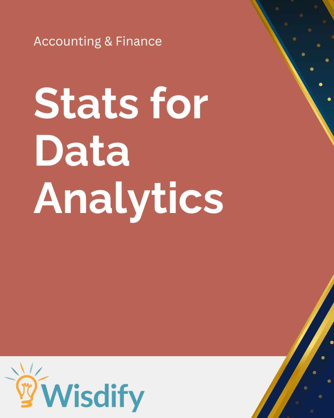 Stats for Data Analytics